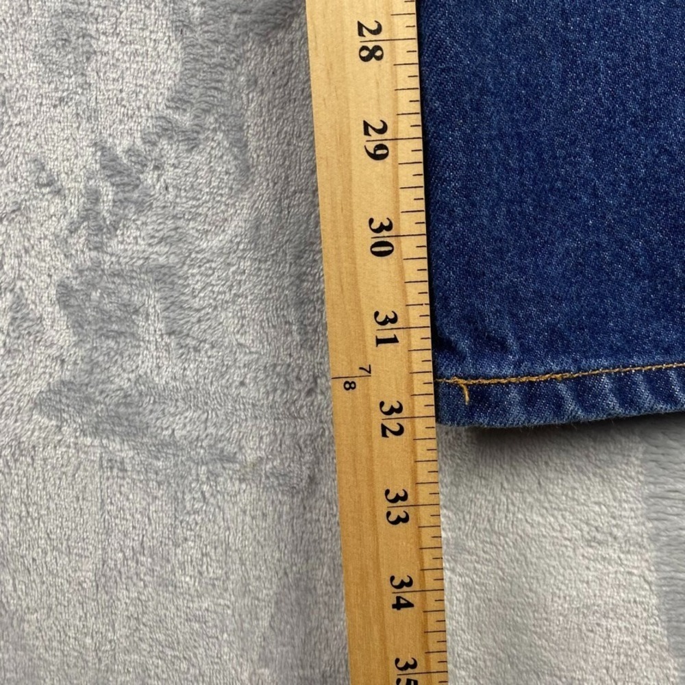 Vintage Levis 517 Jeans Mens 36x30 Blue Y2K Boot Cut Western Cowboy Dark Denim - Picture 12 of 14